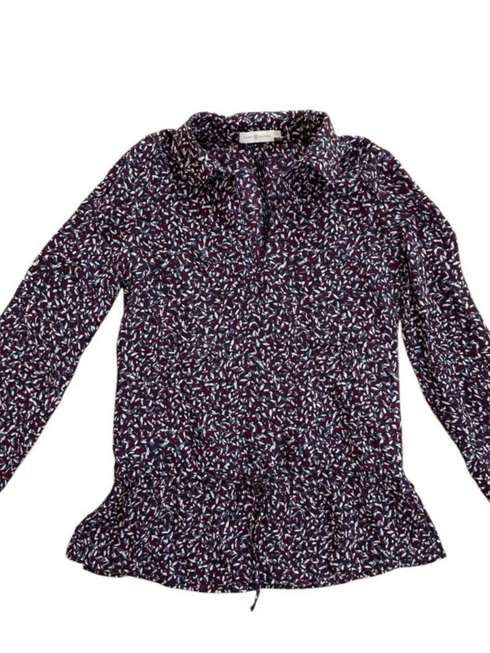 Tory Burch Woman's ' Long-Sleeve Printed Pep-